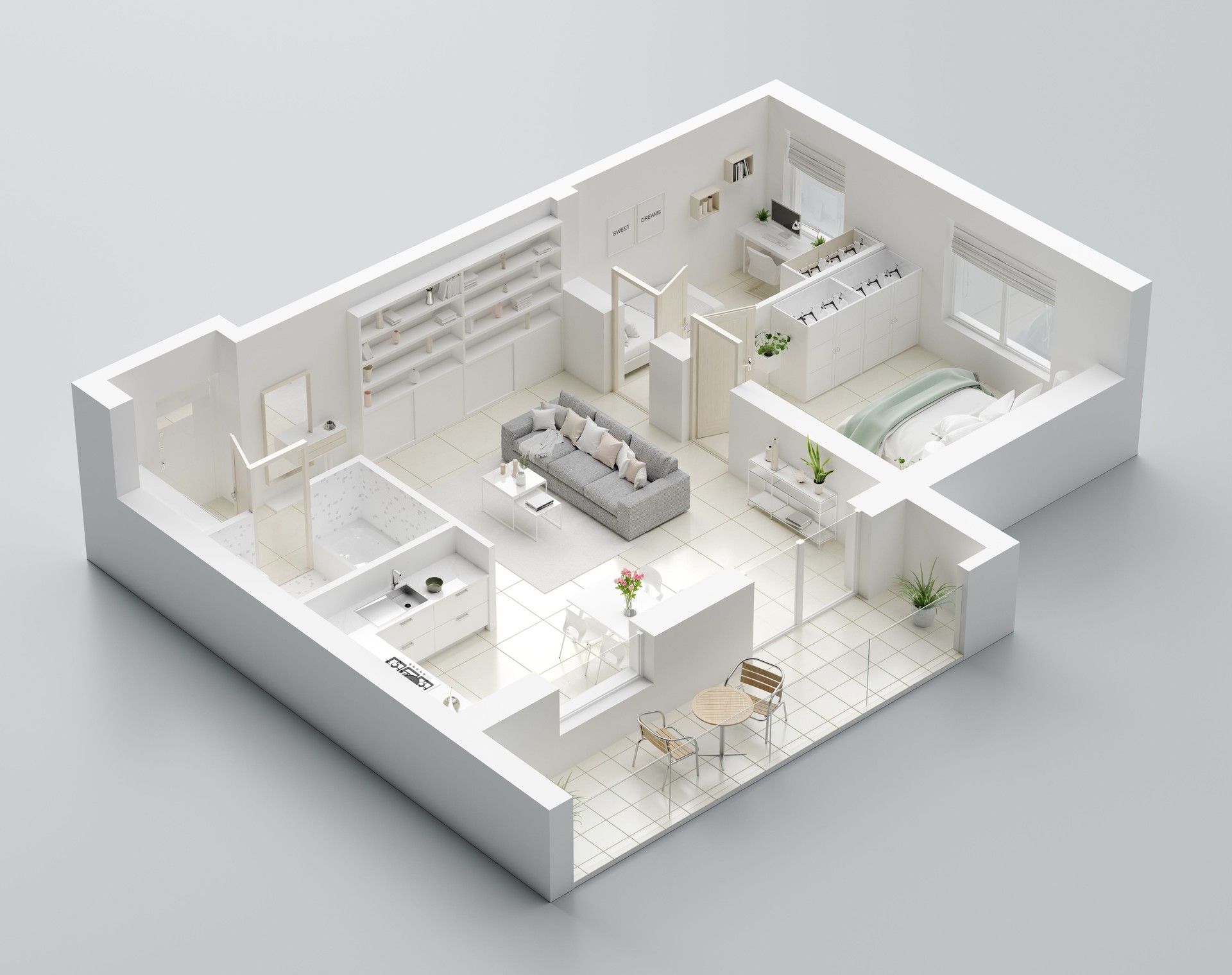Accurate 3D architectural modeling services highlighting interior geometry and spatial visualization. Realistic 3D models for residential and commercial projects, helping contractors in KSA and the Middle East region bring designs to life.